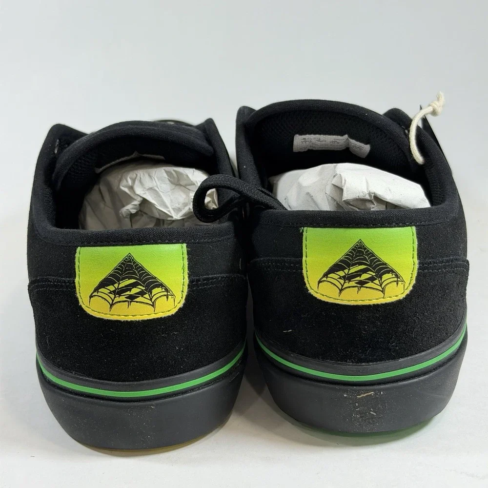 Emerica Size-11.5 Mens Provost G6 X Creature Black‎ Sneakers Leather